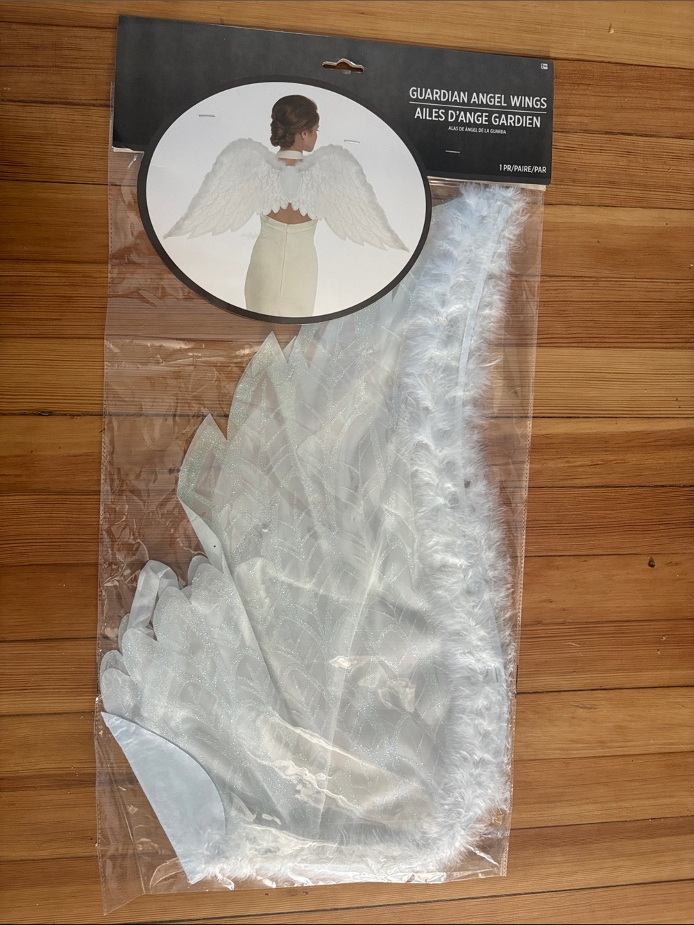 White Fabric Wings